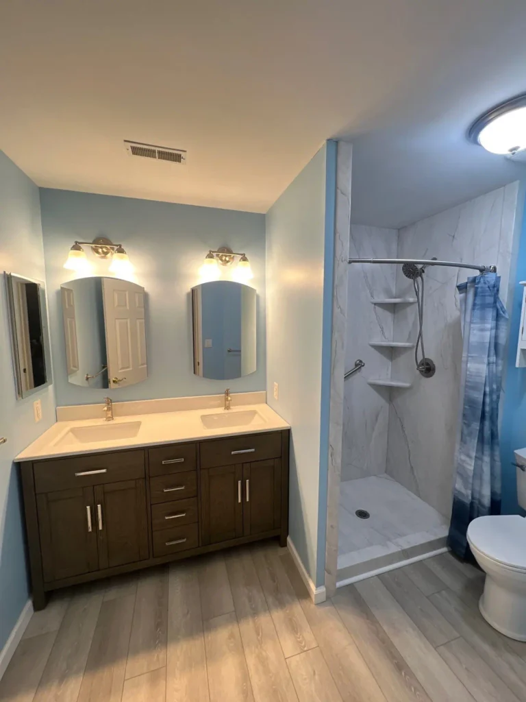 about modern bath solutions New Shower Installation