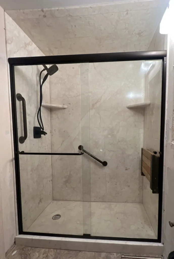 modern bath solutions New Shower Installation